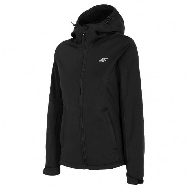 4f Rose  Softshell Jakke  Dame  Sort
