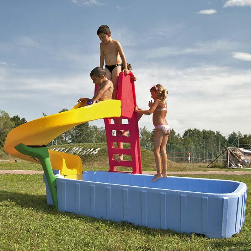 Acquefun Pool Med Rutsjebane