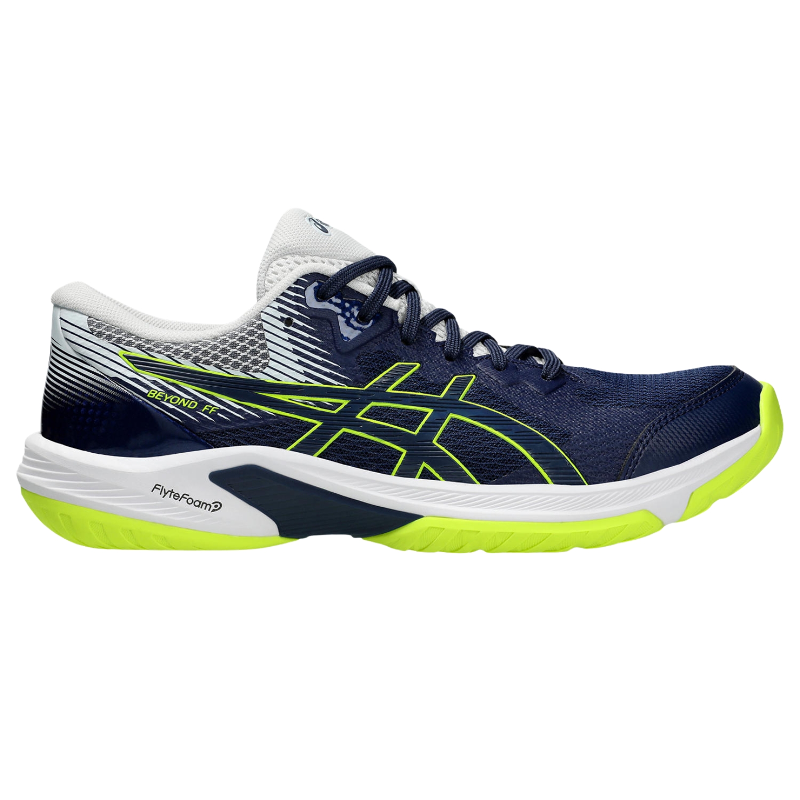 Asics Beyond Ff Blue Expanse Safety Yellow