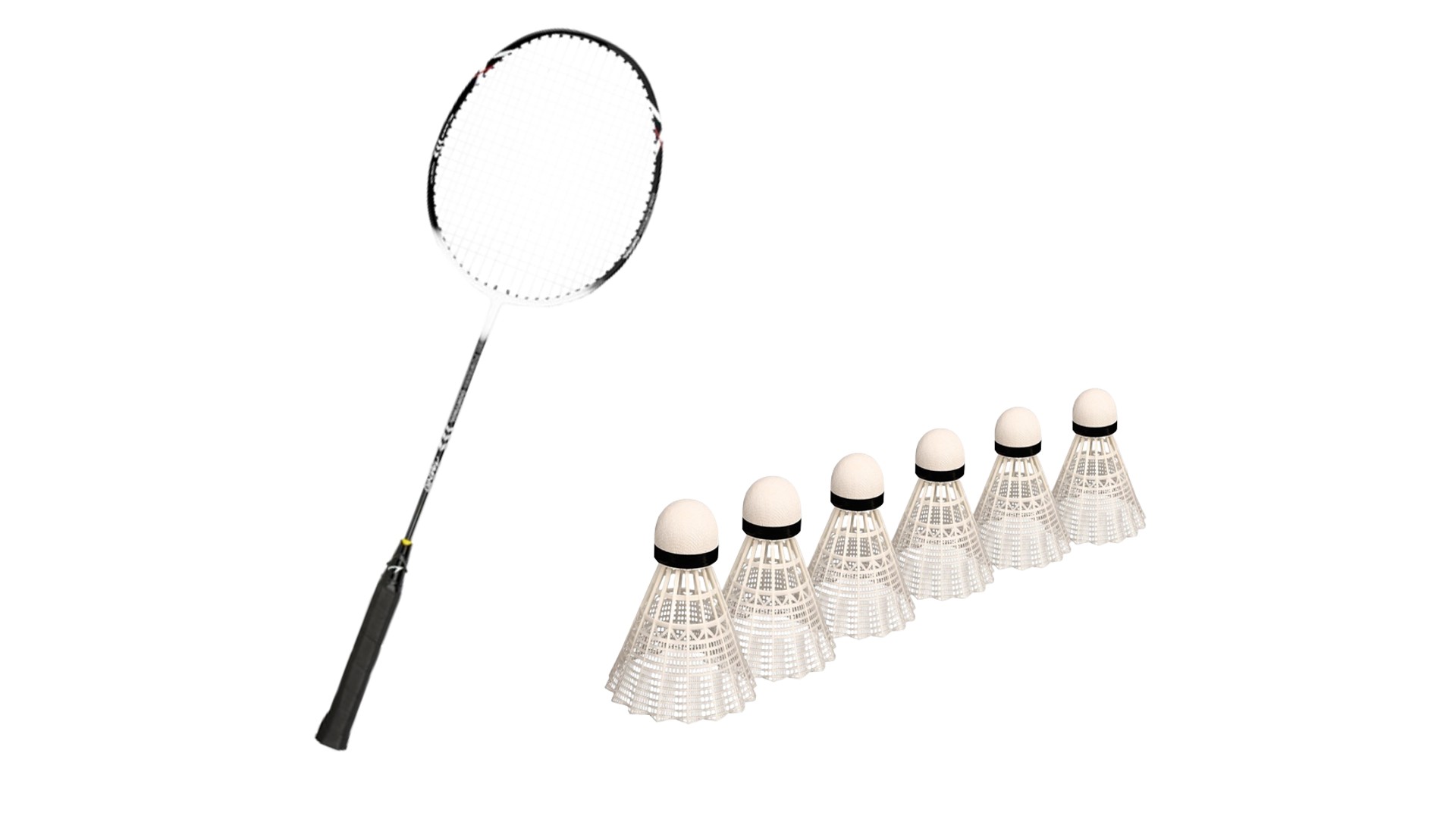 Badmintonketcher 1 Stk M  6 Bolde   Fri Fragt   Xbf980   God Motionist  Og Skoleketcher