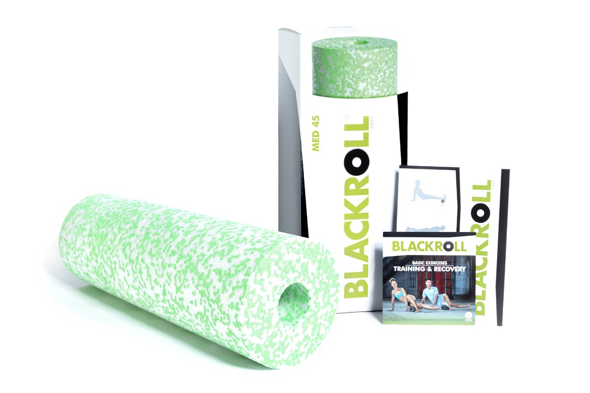 Blackroll Med Foam Roller Blød Grøn Hvid 45cm