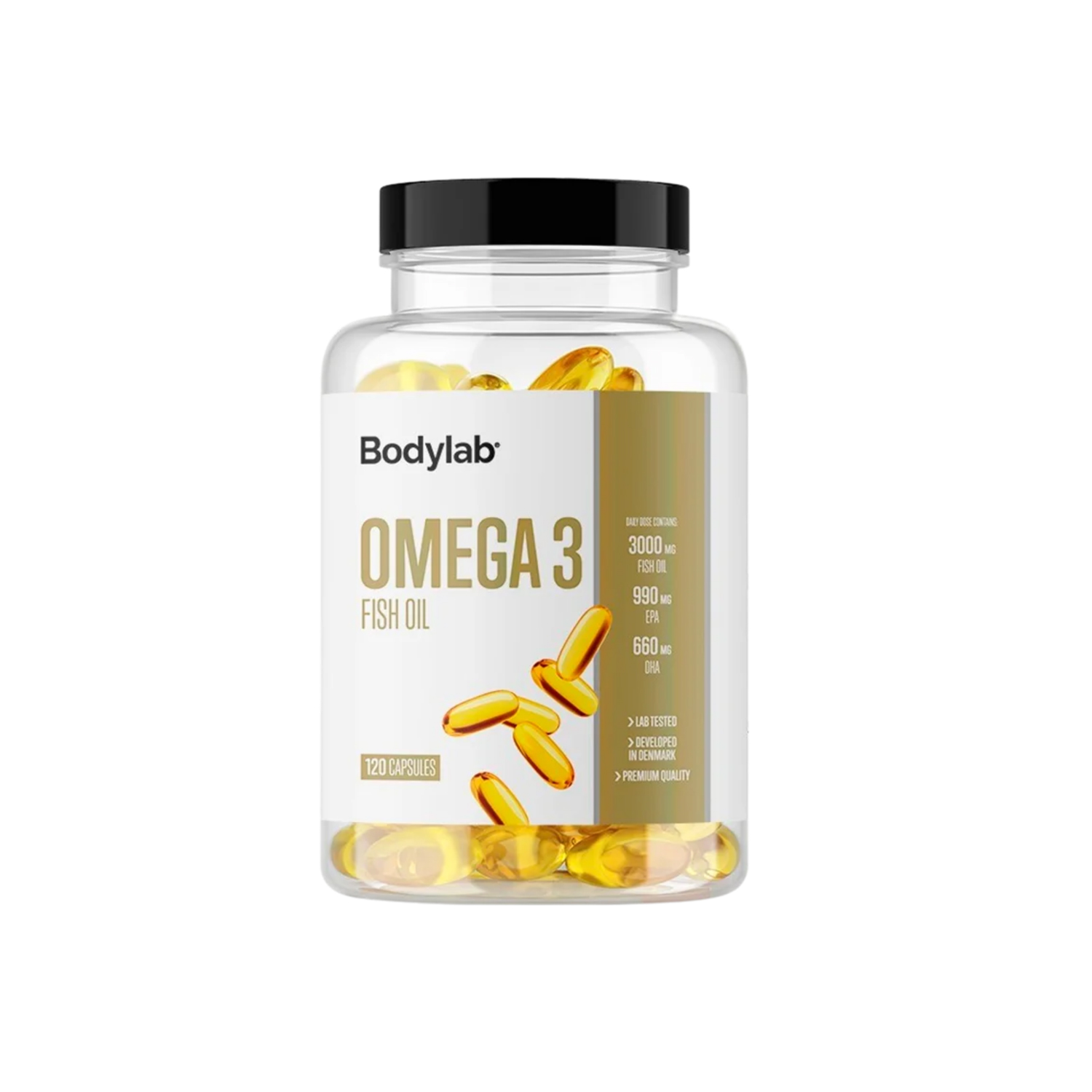 Bodylab Omega 3 Fiskeolie  120 Stk