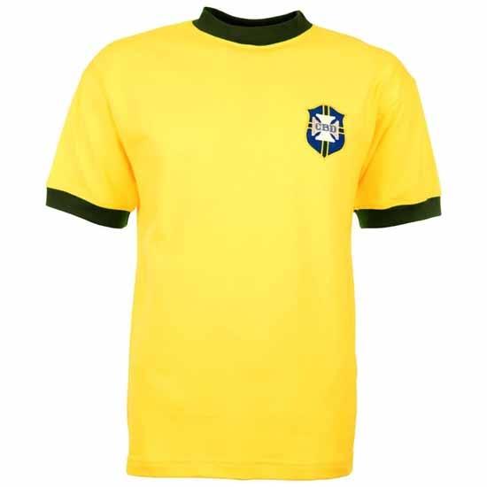 Brazil 1970 World Cup Retro Football Shirt M