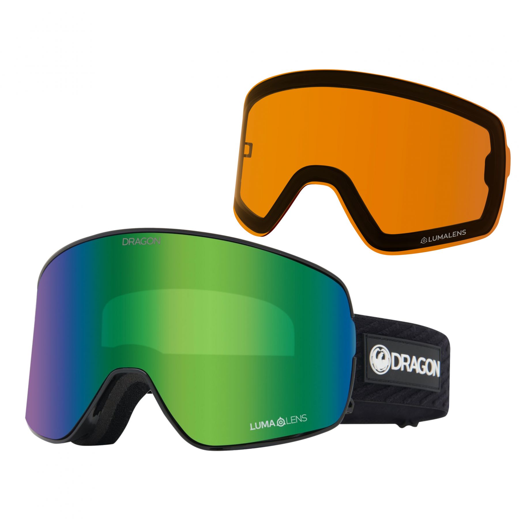 Dragon Nfx2  Skibriller  Icon Green