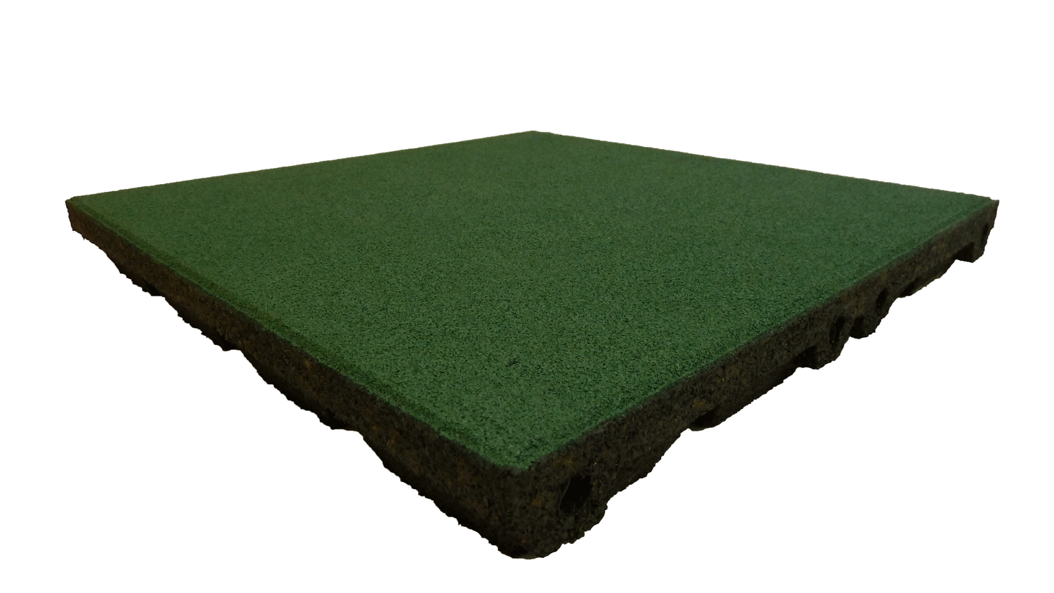 Ergofloor   Ergoplay Impact Gummifliser   Faldunderlag 500x500x45 Mm Grøn