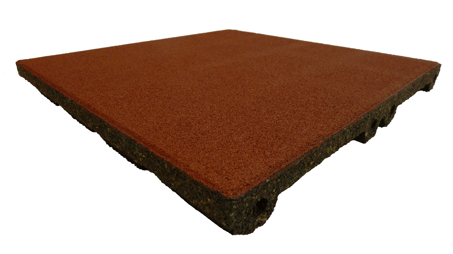 Ergofloor   Ergoplay Impact Gummifliser   Faldunderlag 500x500x75 Mm Rød