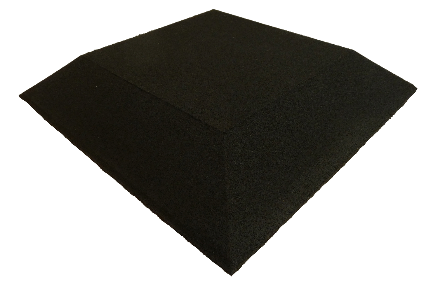 Ergofloor   Ergoplay Impact Gummifliser   Faldunderlag Hjørne 500x500x45 Mm Sort