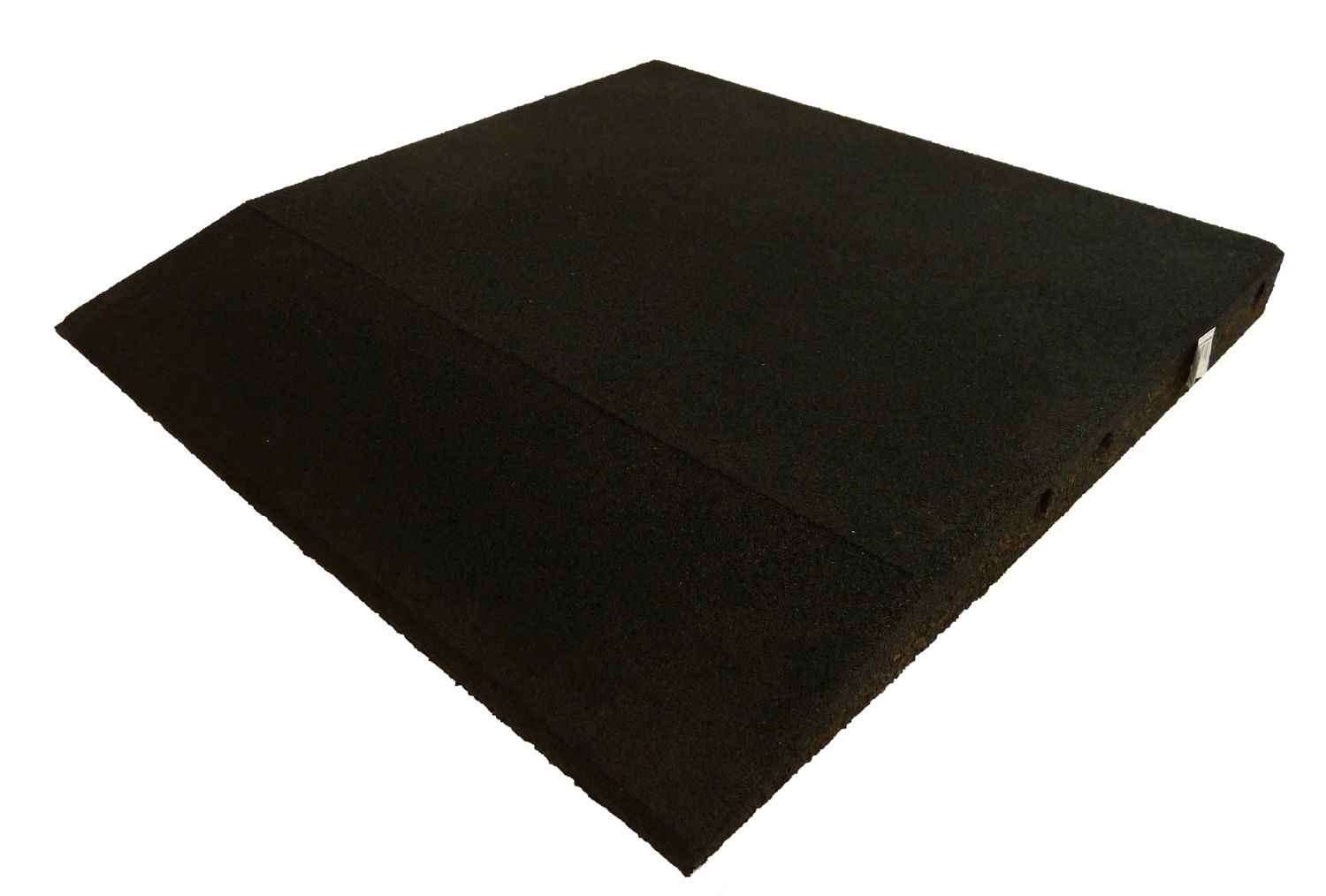 Ergofloor   Ergoplay Impact Gummifliser   Faldunderlag Rampe 500x500x45 Mm Sort