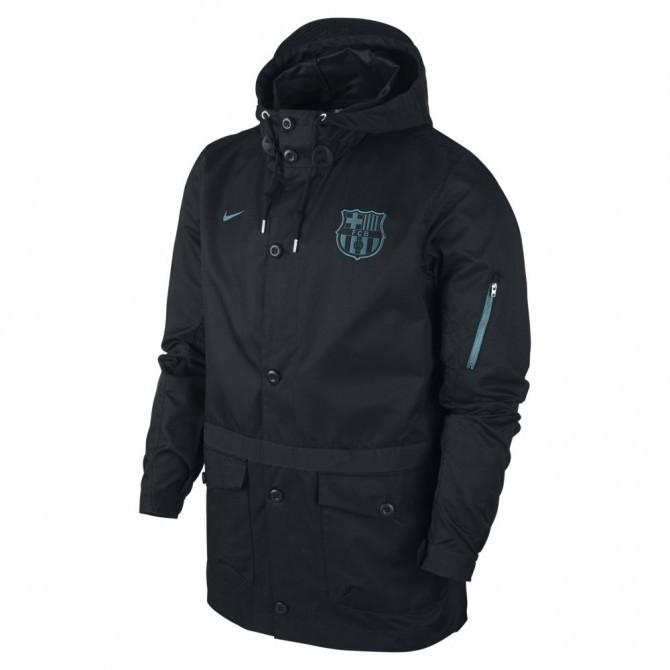 Fc Barcelona Saturday Jacket 2015 16   Black S