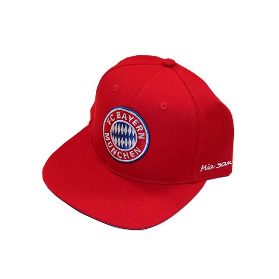 Fc Bayern Kasket Flat Cap   Rød   One Size