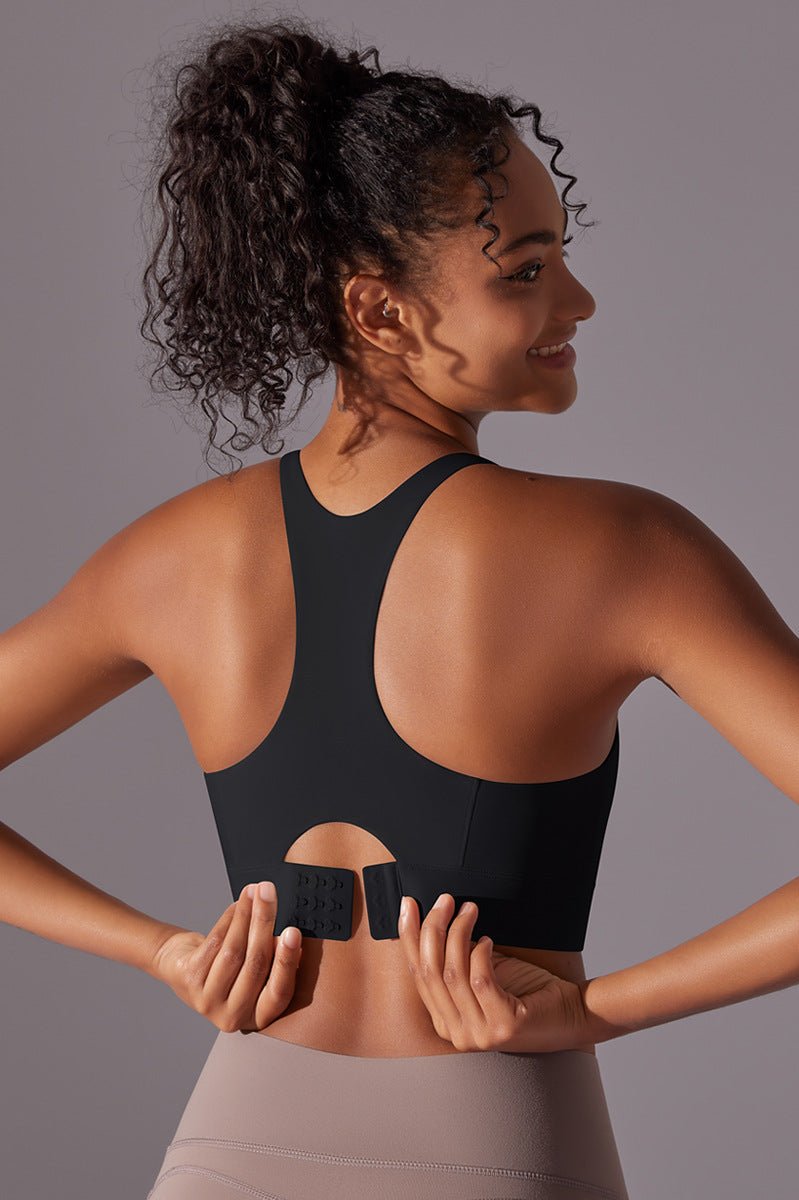 Flexfit Racerback Sports Bh Black   Small   Black