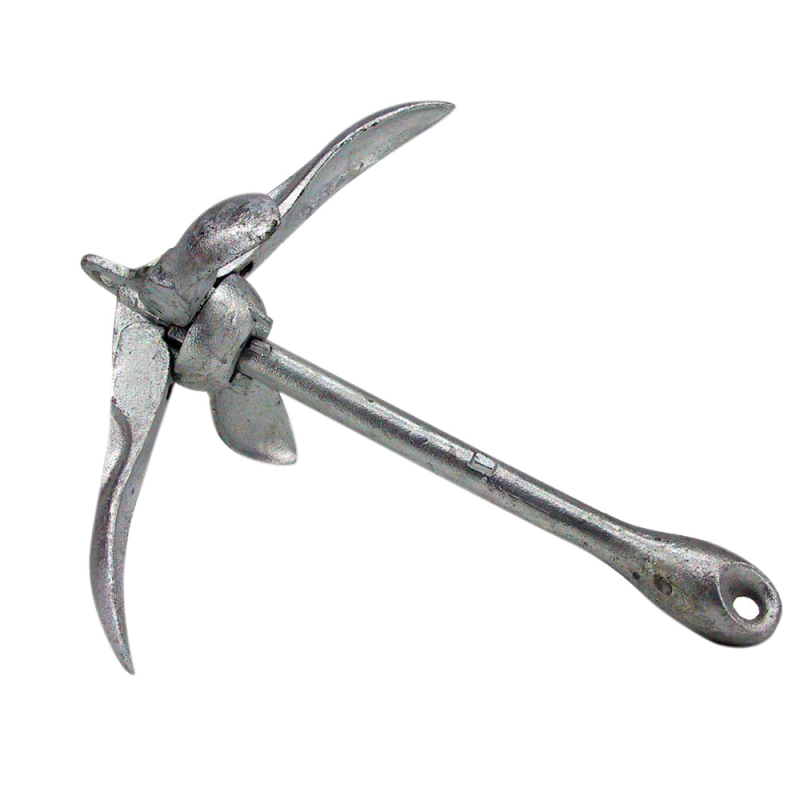 Foldeanker 0 7 Kg  Galvaniseret
