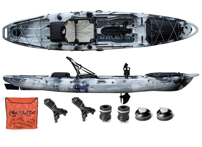 Galaxy Supernova Fx    Pedalkajak Til Fiskeri   39 Kg  Skrog