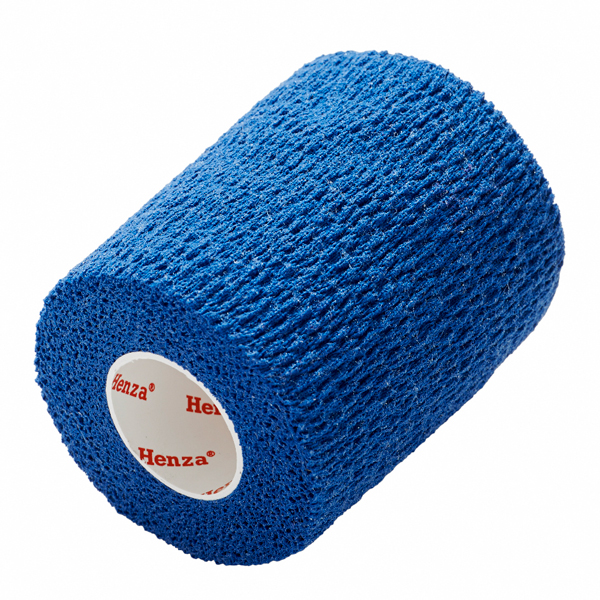 Henza  Flexible Sports Bandage   Blå   7 5 Cm X 4 5 M