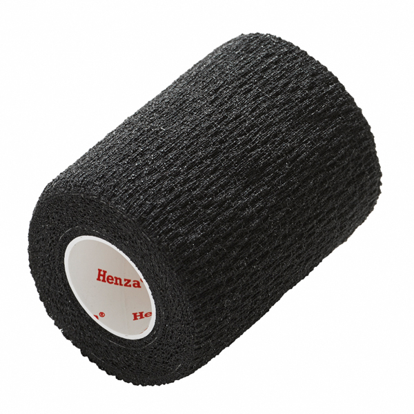 Henza  Flexible Sports Bandage   Sort   7 5 Cm X 4 5 M