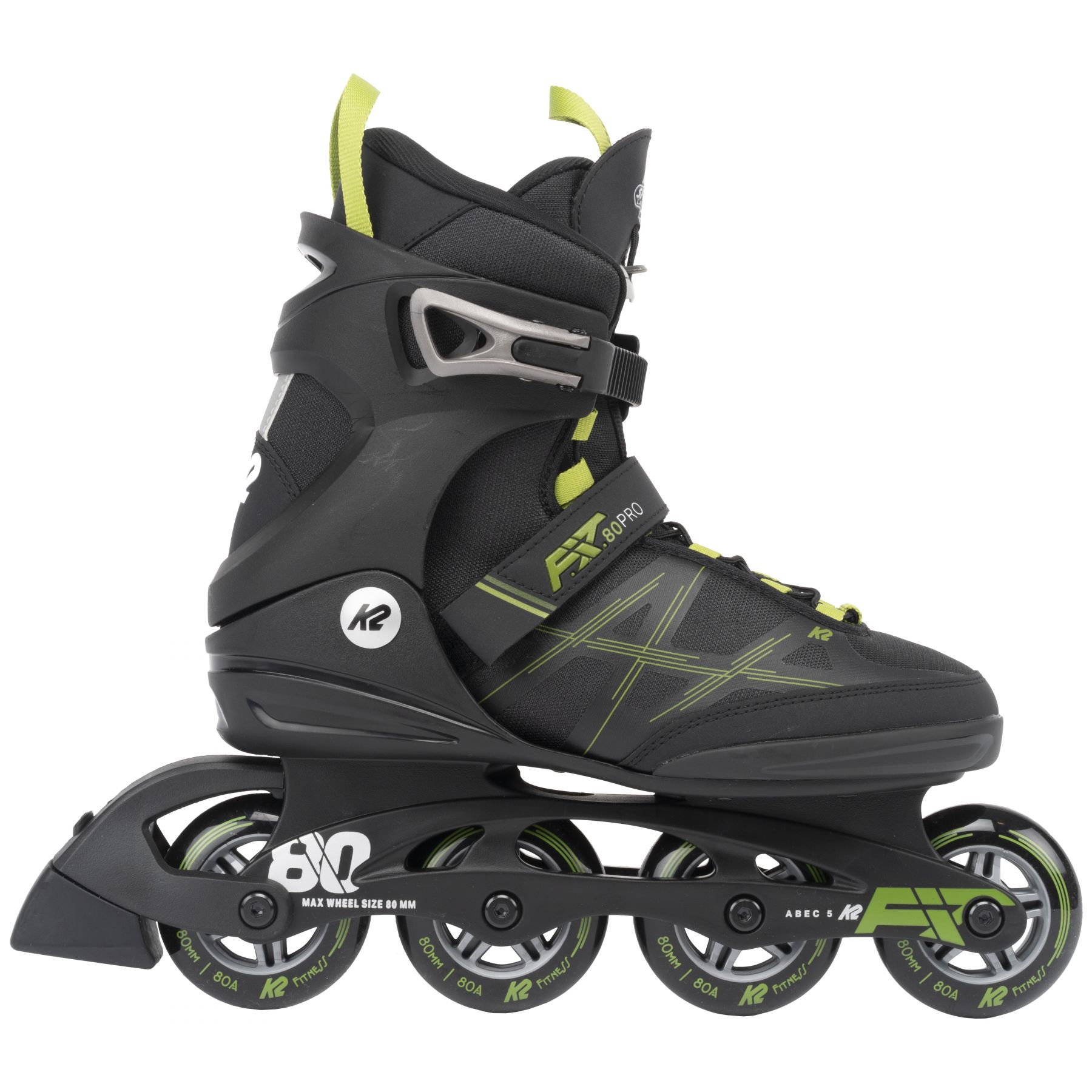 K2 F I T 80 Pro  Rulleskøjter  Herre  Sort