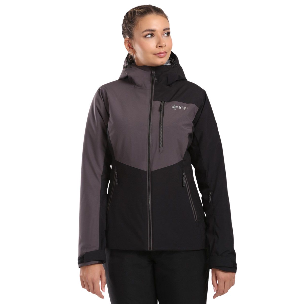 Kilpi Flip  Skijakke  Plus Size  Dame  Sort