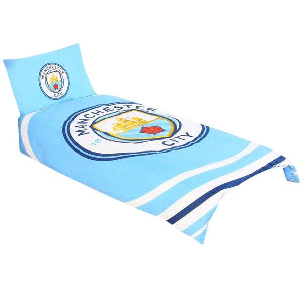 Manchester City Fc Sengetøj   200 Cm  X 135 Cm