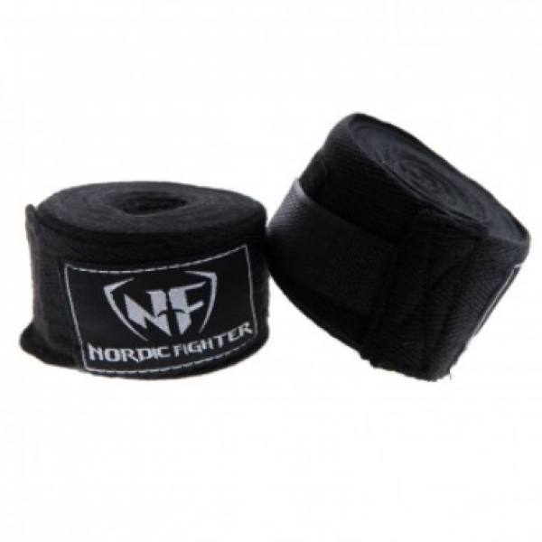 Nordic Fighter Cotton Hand Wraps Sort 2 5m