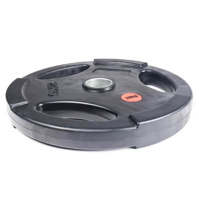 Nordic Fighter Jern   Gummi Vægtskiver Håndtag 20kg   50mm  1 Stk