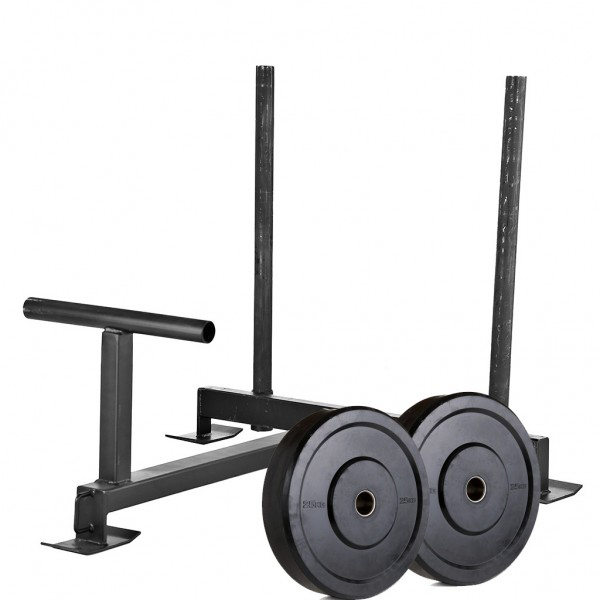 Nordic Fighter Metal Gymsled Crossfit Slæde  Inkl  10kg Bumper Vægt