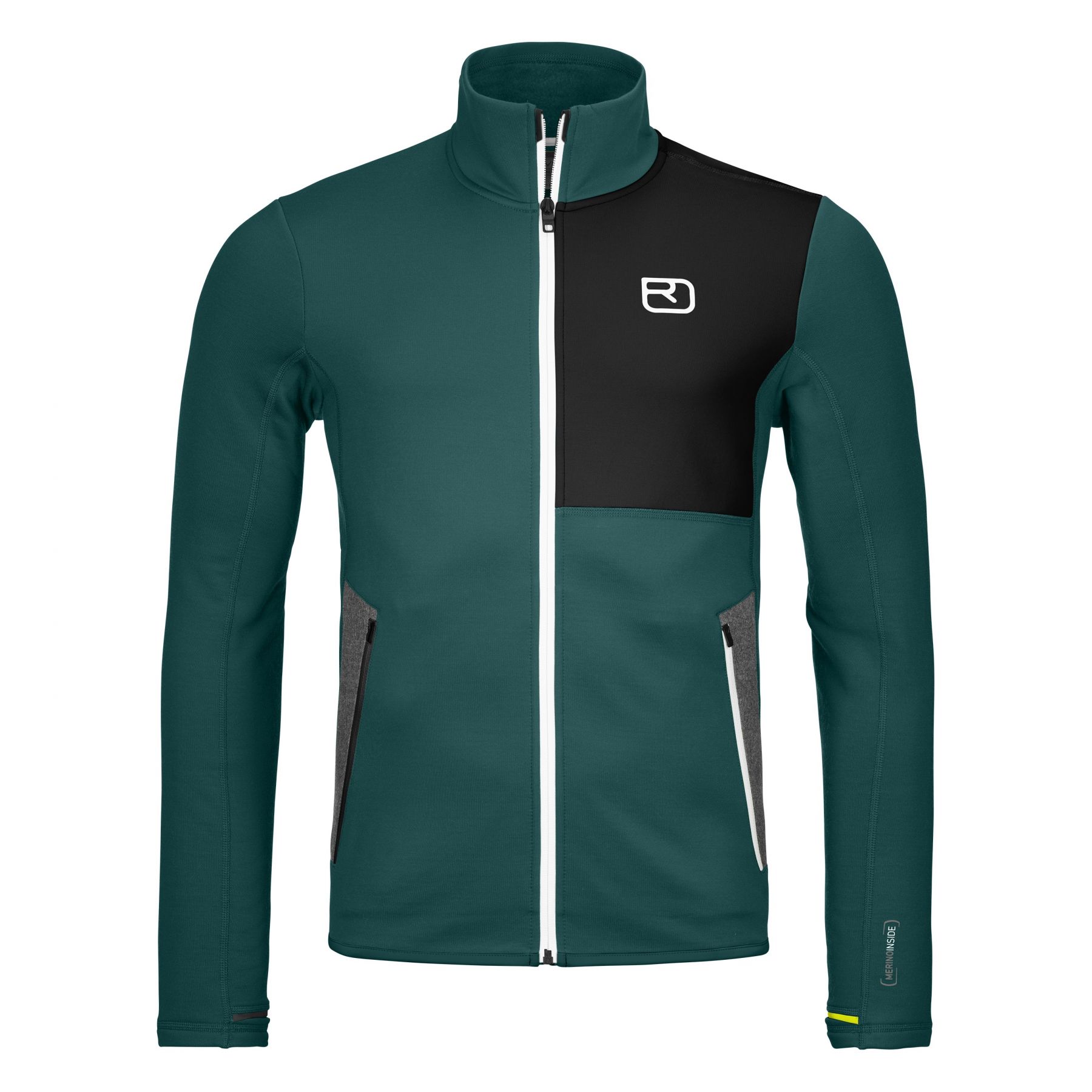 Ortovox Fleece Jacket  Herre  Mørkegrøn