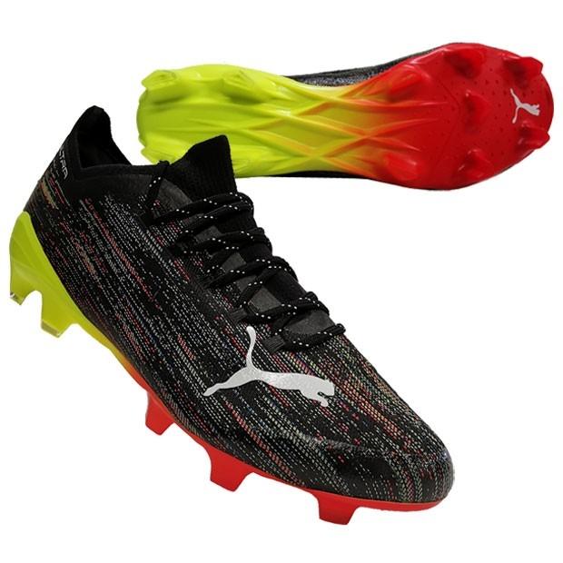 Puma Ultra 1 2 Fg Cleats   Ag   Black Yellow 46 Eu 12 Us