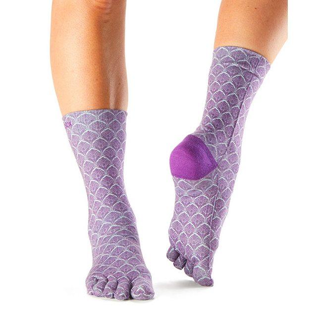 Toesox Casual Crew  Flora   S
