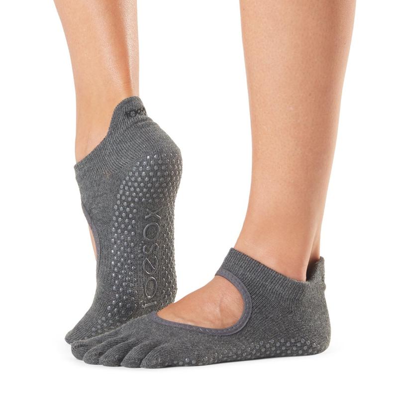 Toesox Fulltoe Bellarina Grip  Koksgrå   M