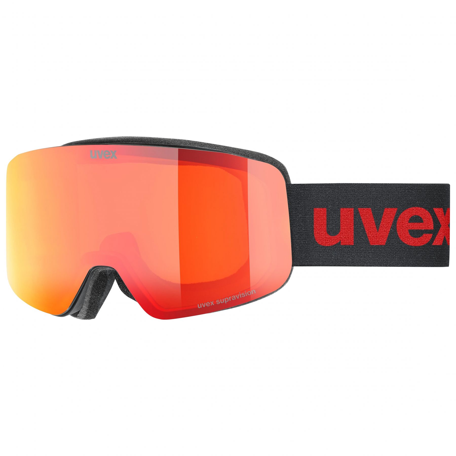 Uvex Pwdr Fm  Skibriller  Junior  Sort Rød