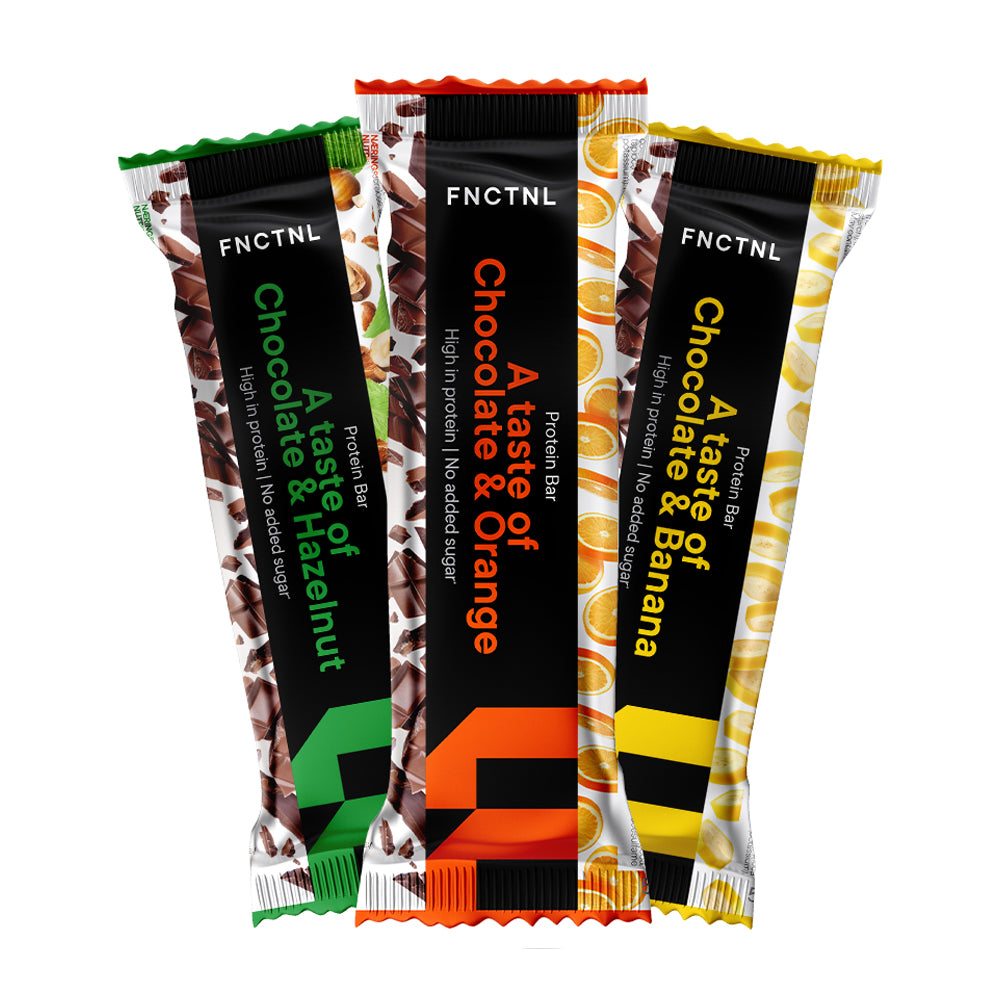 Functional Nutrition Protein Bar   Bland Selv  12x 55g