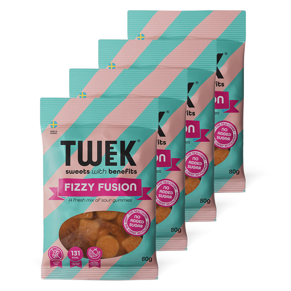 Tweek Candy   Fizzy Fusion  4x80g    Slik   Chips