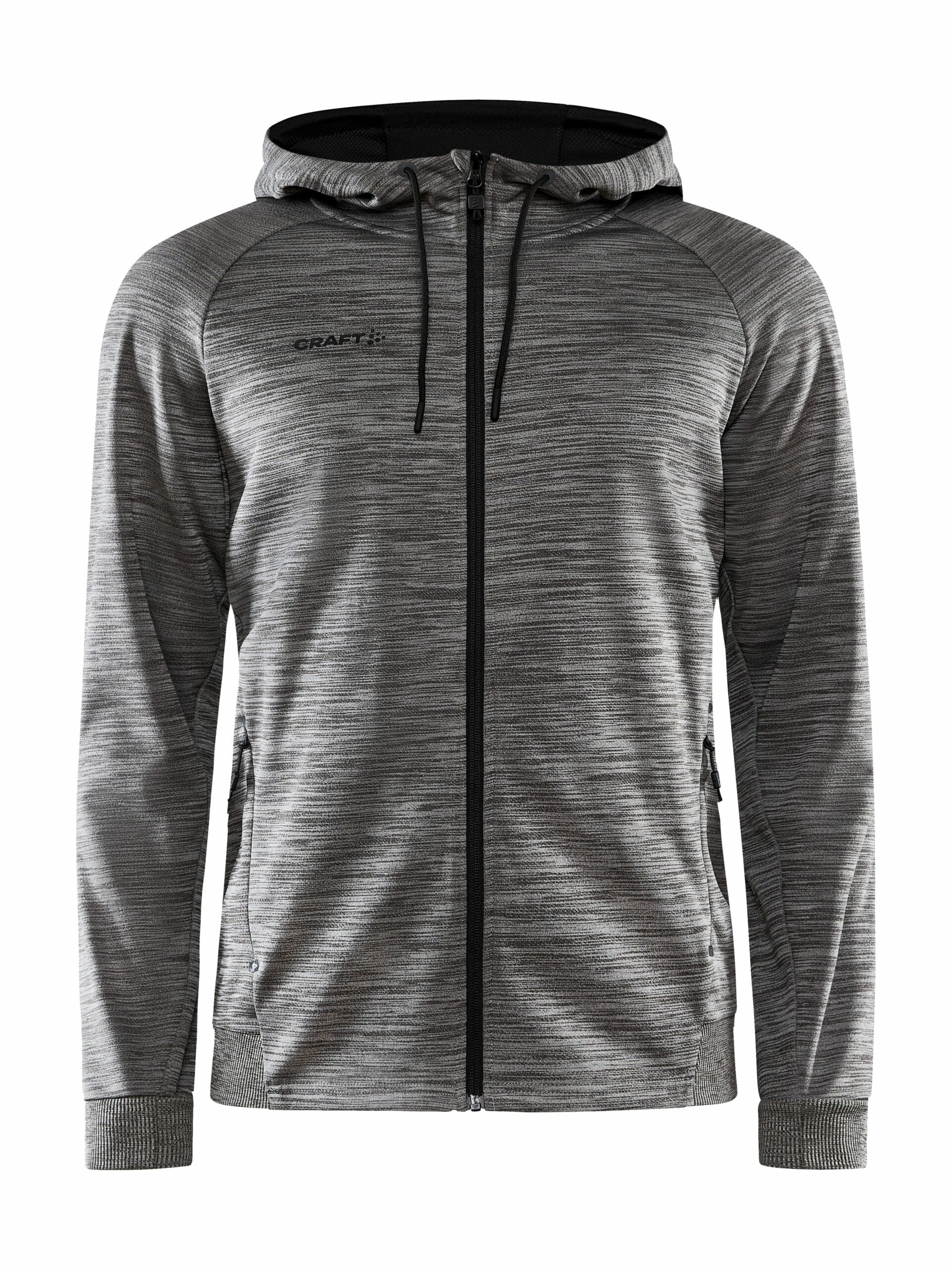 Craft   Adv Unify Fz Hood Maend   Dk Grey Melange 4xl