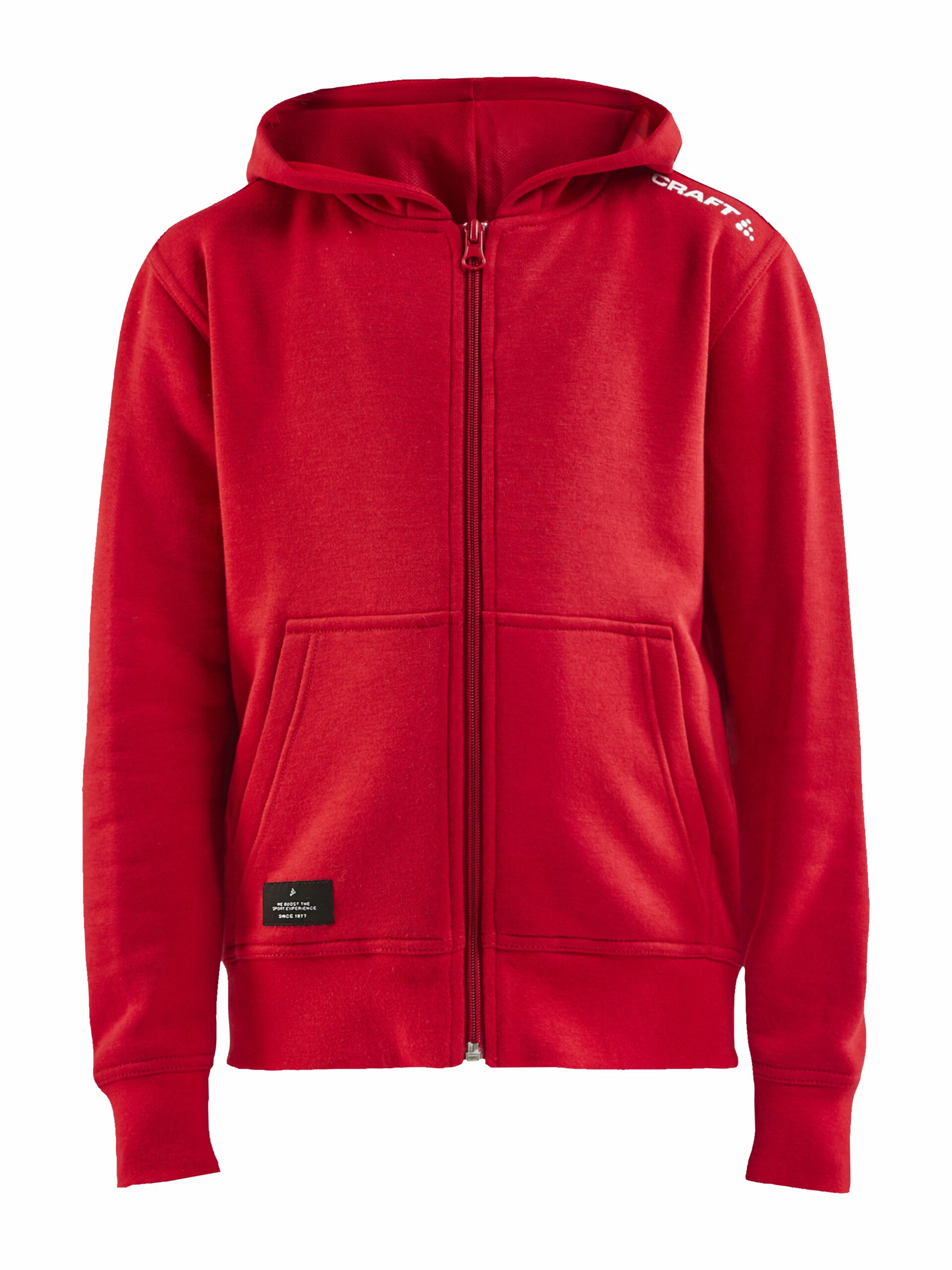 Craft   Community Fz Hoodie Jr   Bright Red 122 128