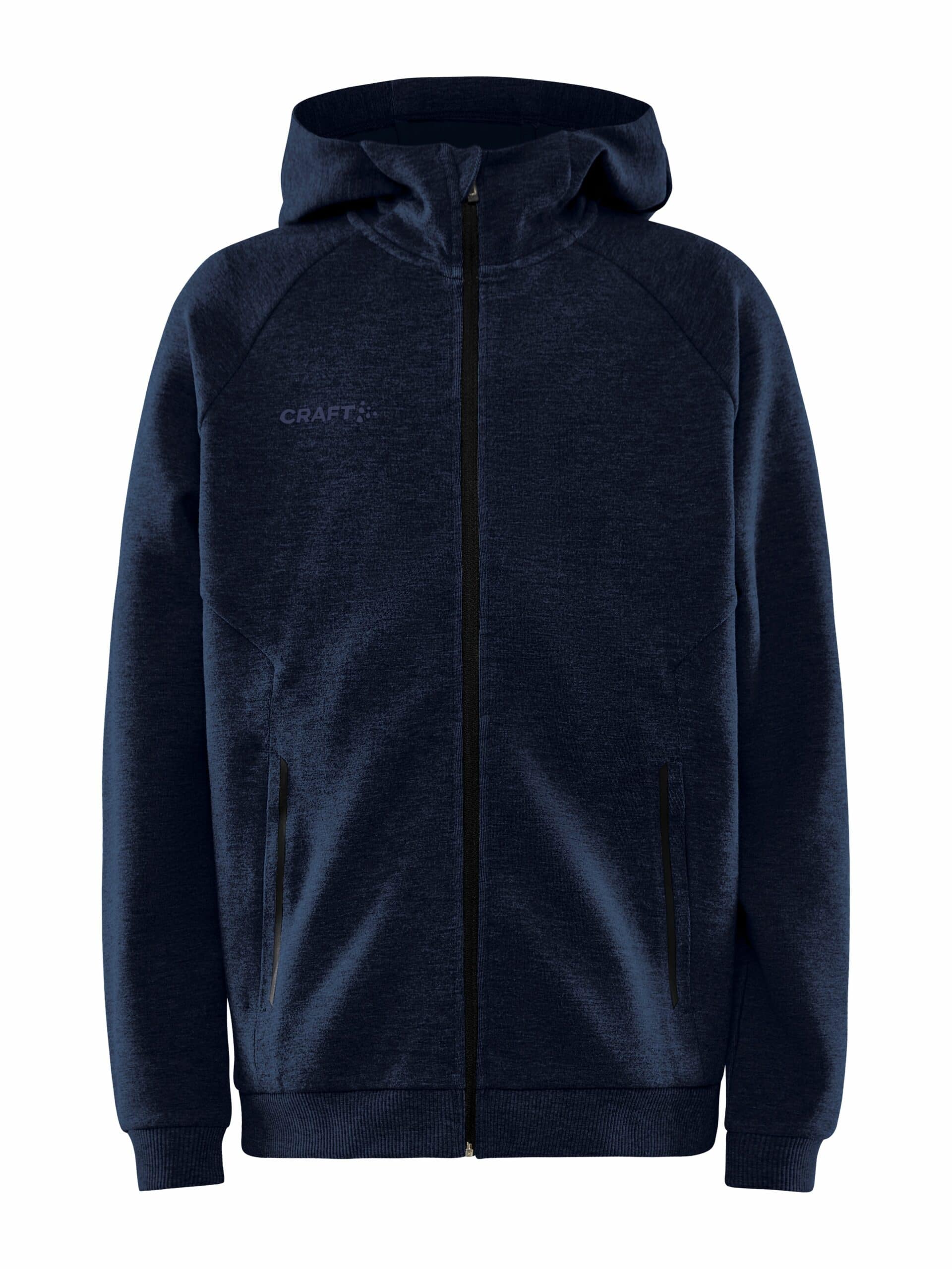 Craft   Core Soul Full Zip Hood Jr   Dark Navy 122 128