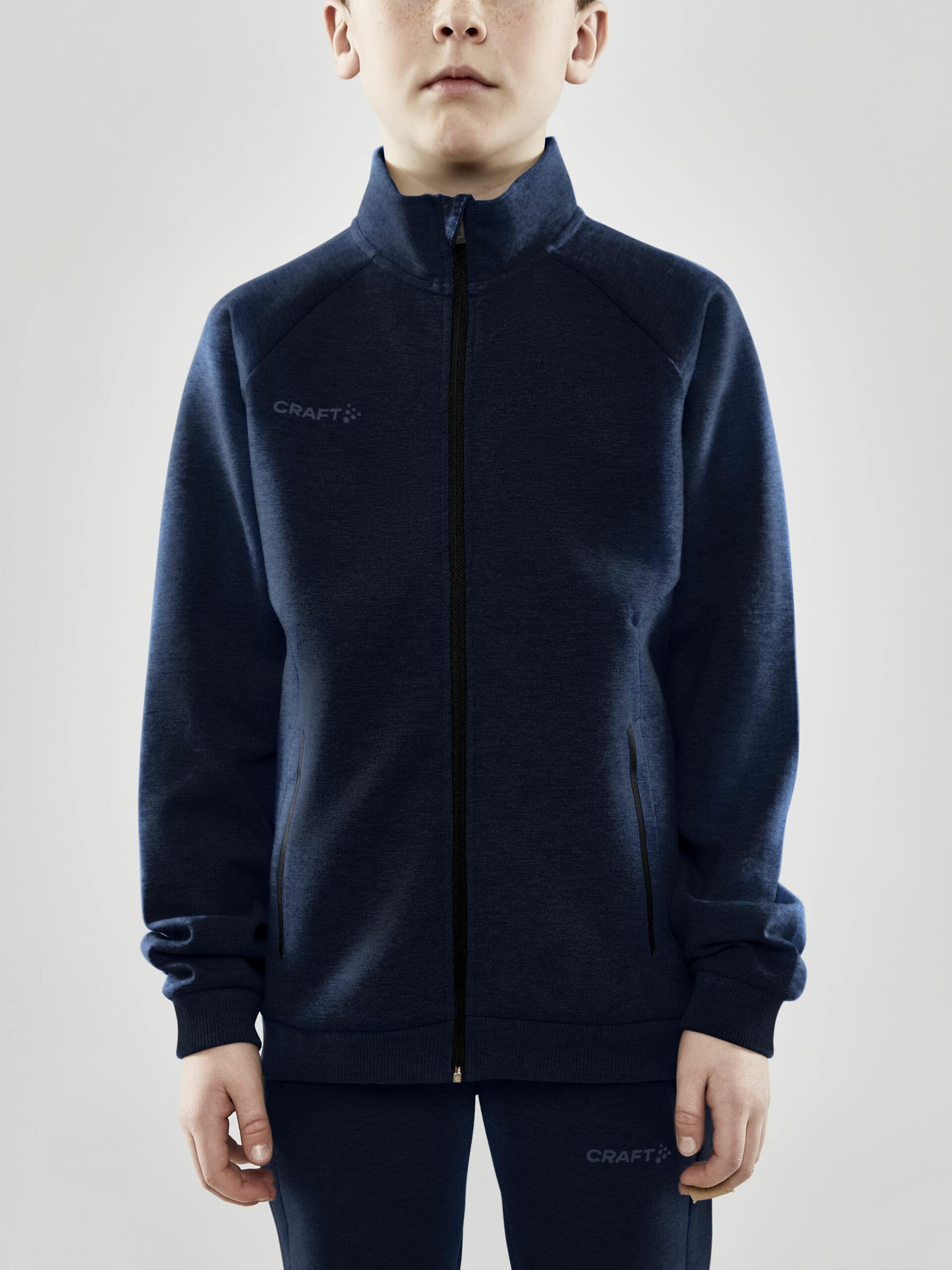 Craft   Core Soul Full Zip Jacket Jr   Dark Navy 122 128
