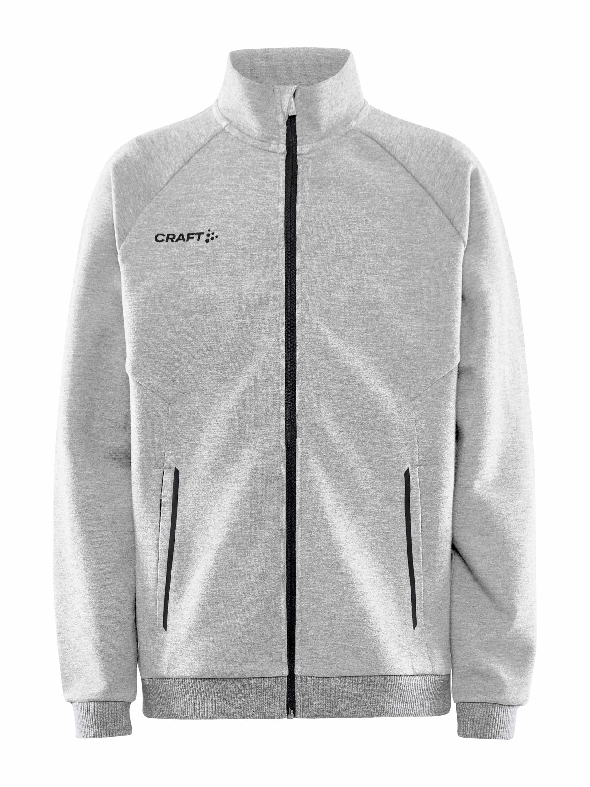 Craft   Core Soul Full Zip Jacket Jr   Grey Melange 146 152