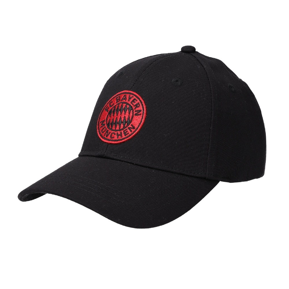 Fc Bayern Munchen Cap Black   Red Logo One Size