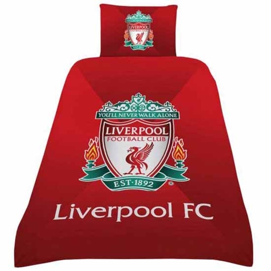 Liverpool Fc Single Duvet Set Gr  På Lager One Size