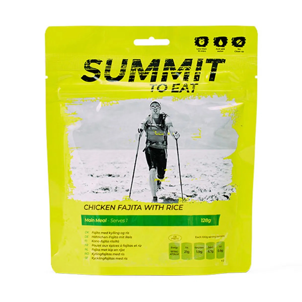 Summit To Eat Chicken Menu Fajita Med Ris