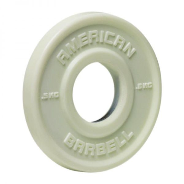 American Barbell Urethane Fractional Bumper Plate 0 5 Kg