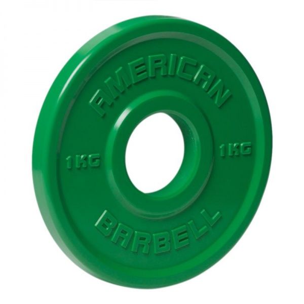 American Barbell Urethane Fractional Bumper Plate 1 Kg