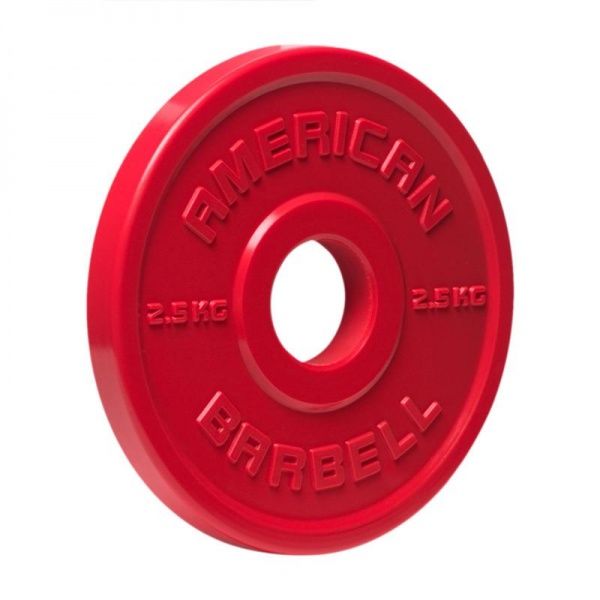 American Barbell Urethane Fractional Bumper Plate 2 5 Kg