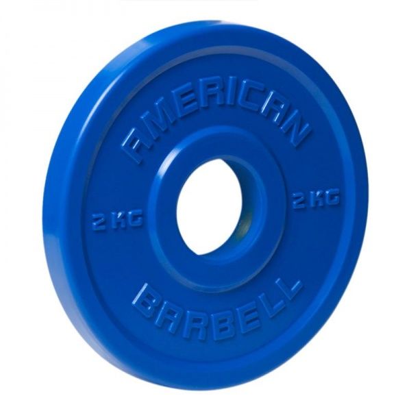 American Barbell Urethane Fractional Bumper Plate 2 Kg
