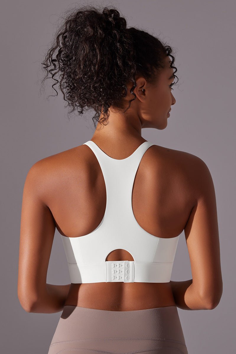 Flexfit Racerback Sports Bh White   Small   White