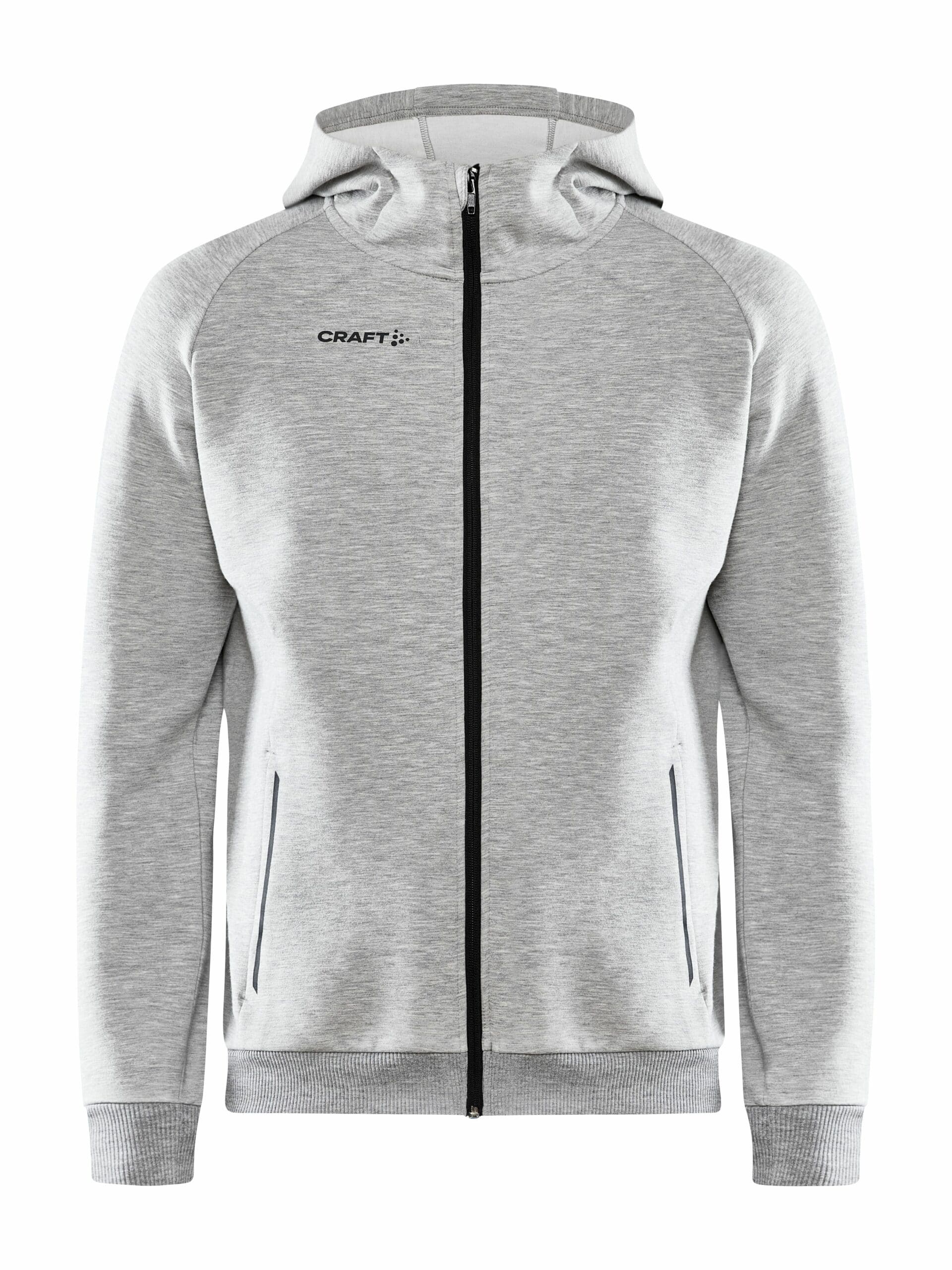 Craft   Core Soul Full Zip Hood Maend   Grey Melange Xl