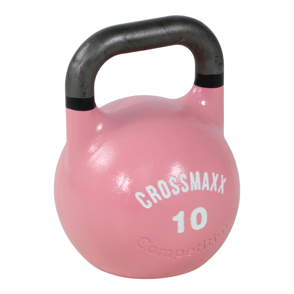 Crossmaxx Competition Kettlebell  10 Kg  Fremstillet I Støbejern   Yderst Holdbar  Brug Til Funktionel Træning  Som Crossfit Udstyr Og Derhjemme