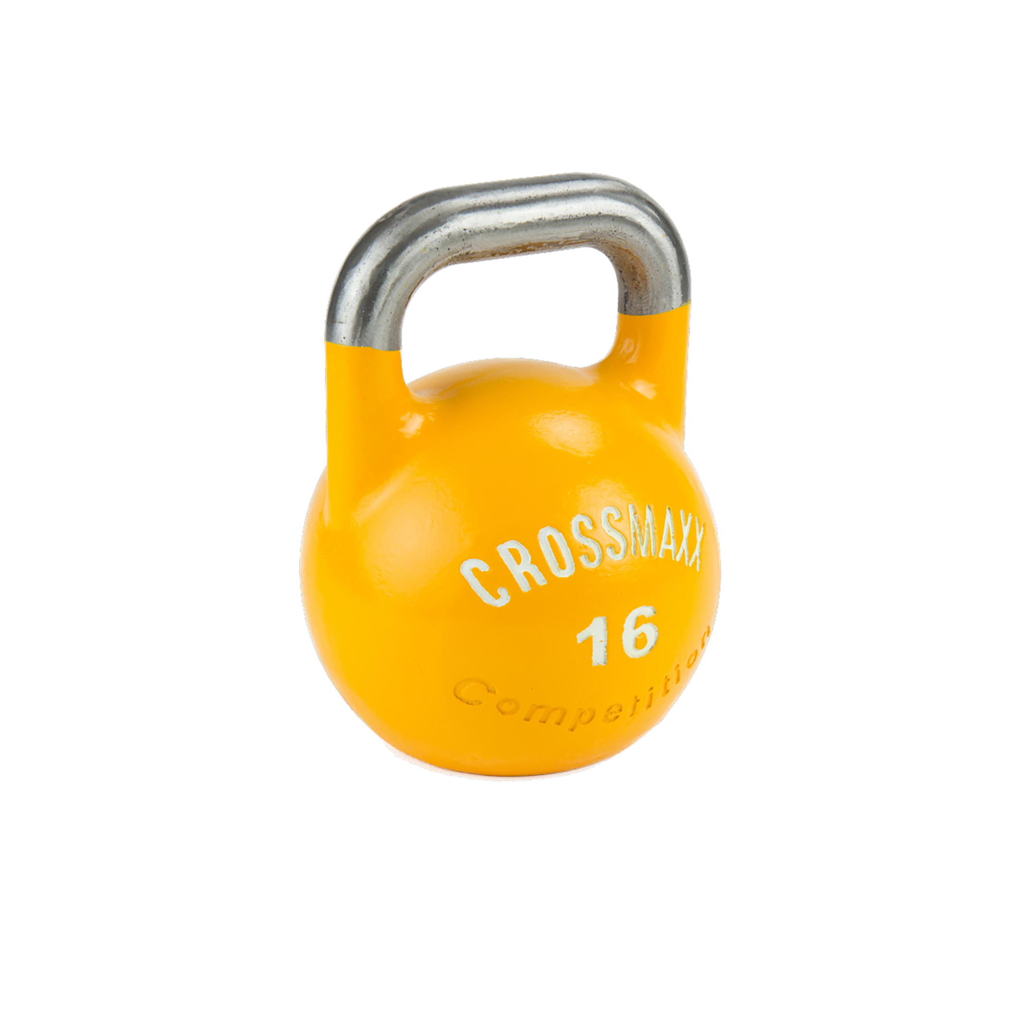 Crossmaxx Competition Kettlebell  16 Kg  Fremstillet I Støbejern   Yderst Holdbar  Brug Til Funktionel Træning  Som Crossfit Udstyr Og Derhjemme