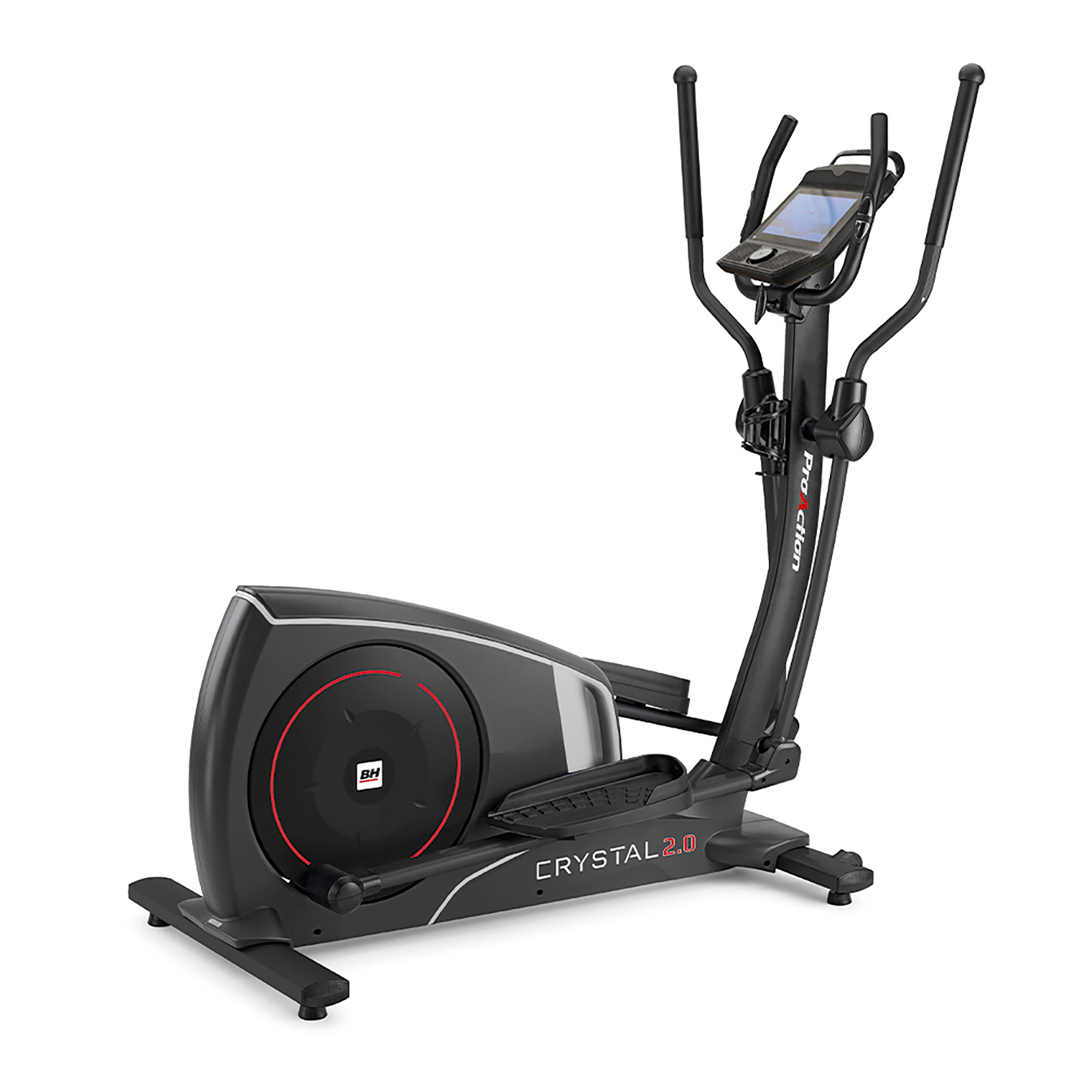 Bh Fitness Crystal 2 0 Multimedia Crosstrainer   10 Quot  Skærm