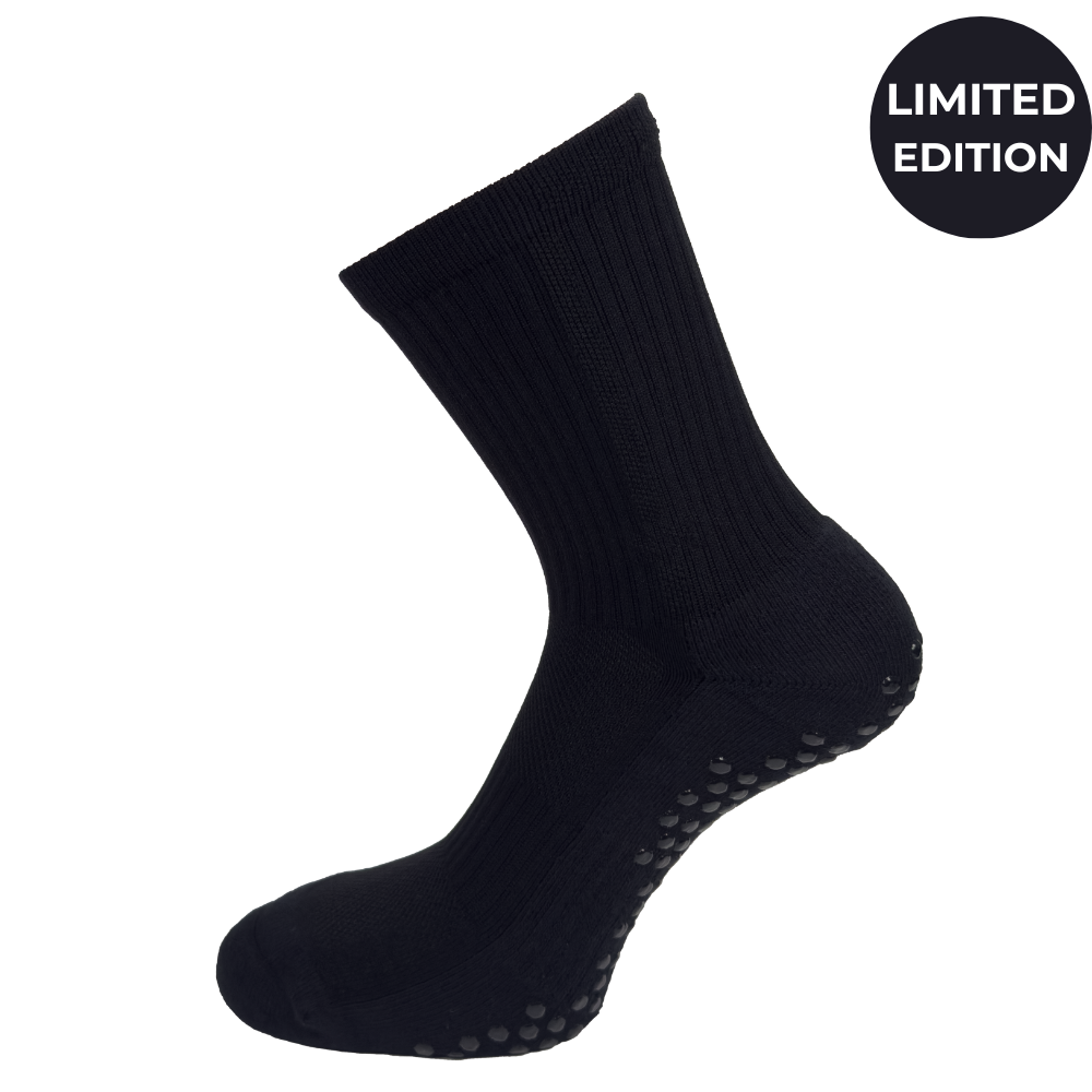 Grip Socks   Gripfit   All Black   Str  32 35